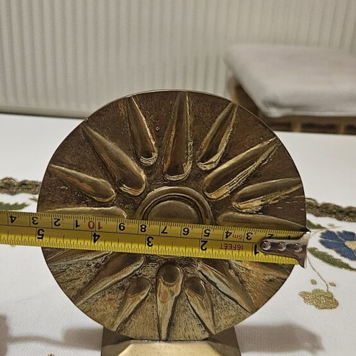 Bronze decorative star of Macedonia
