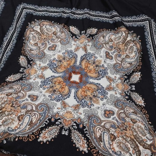 Shein μαύρη κελεμπία φόρεμα 4XL με χρυσή κλωστή και κέντημα