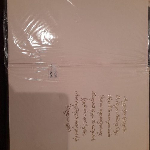 Wedding greeting cards new, set of 2 without music