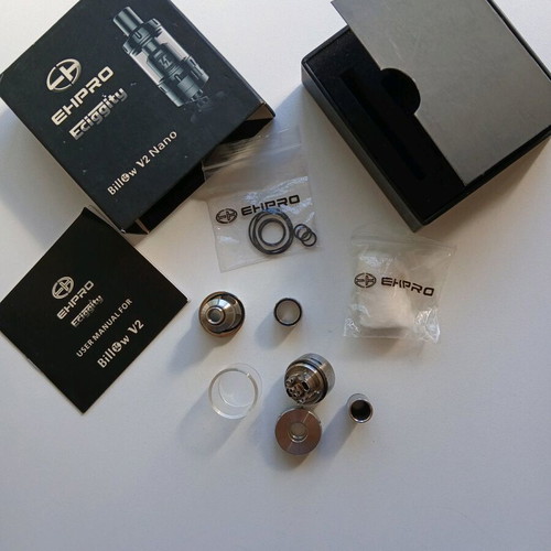 Billow v2 Nano RTA tank used by EHpro & Eciggity