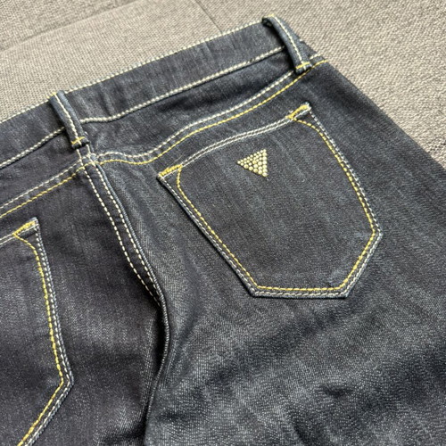 Guess women's vintage jeans like new, size S, blue with gold stitching
