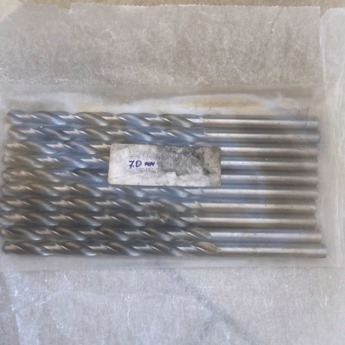 RUKO HSS-G 7mm Metal Drill Bit Set 10 Pieces New German