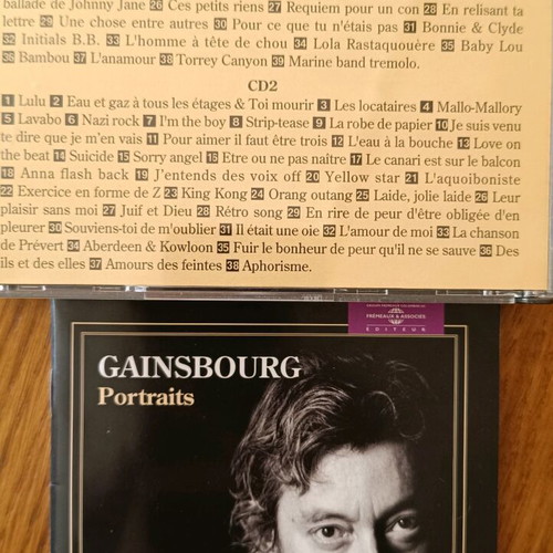 Gainsbourg Portraits double CD used with booklet