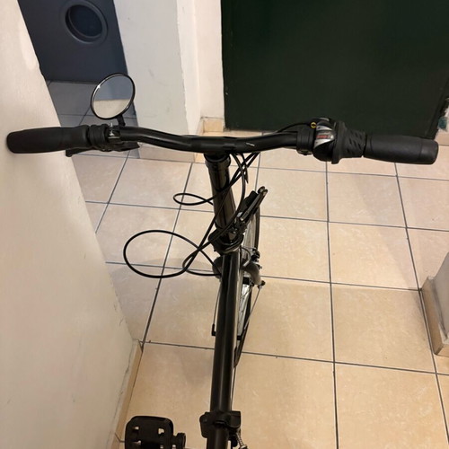 Esperia city folding bike like new, black, 6-speed