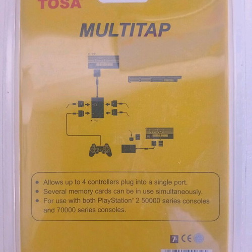 Sony PlayStation 2 Multitap new, up to 4 controller and memory card slots