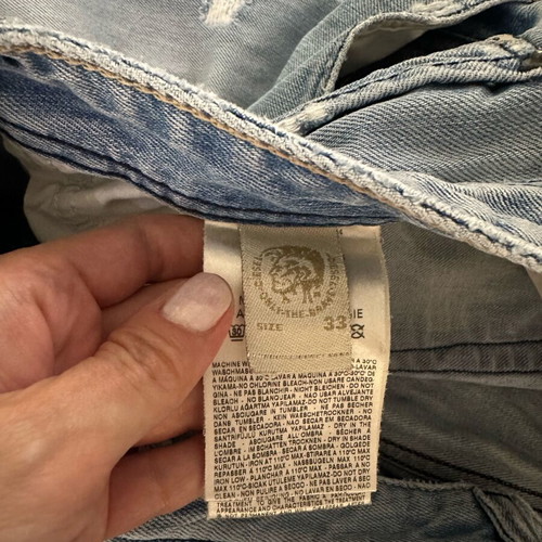 Diesel distressed jeans light blue size W32 used