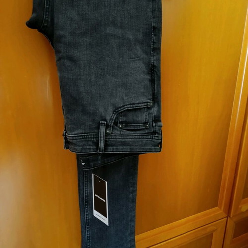 Jack & Jones men's slim jeans new, black and grey, 100% cotton