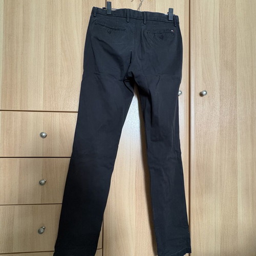 Tommy Hilfiger men's black stretch straight fit pants like new