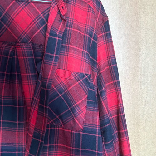 H&M plaid women's shirt used, size S