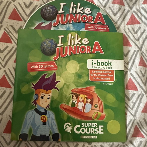 Educational CD/DVD set for learning English like new, 6 pieces