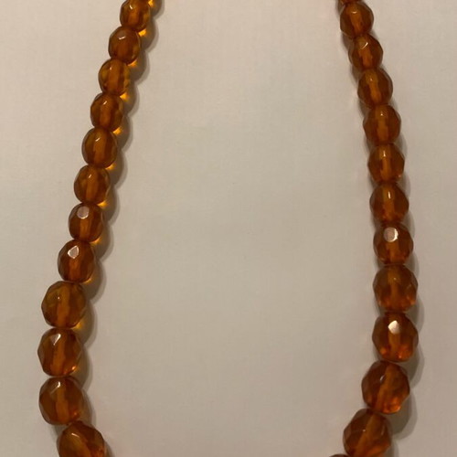 Natural amber Kaliningrad like new, cognac color 57cm