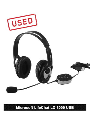 Microsoft LifeChat LX-3000 Over Ear headset used