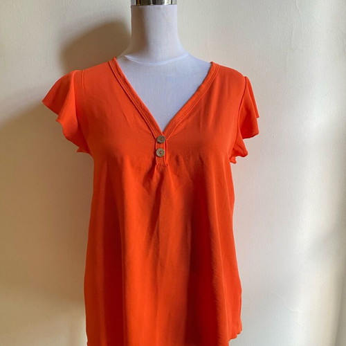 Women's blouse coral color size medium new
