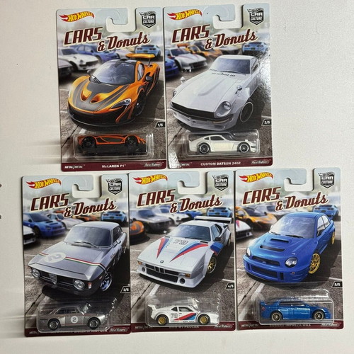 Hot Wheels Cars & Donuts set like new