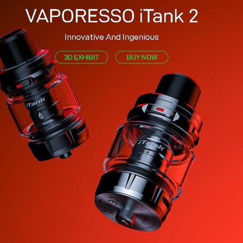 Vaporesso iTank 2 atomizer like new with 3 replacement coils