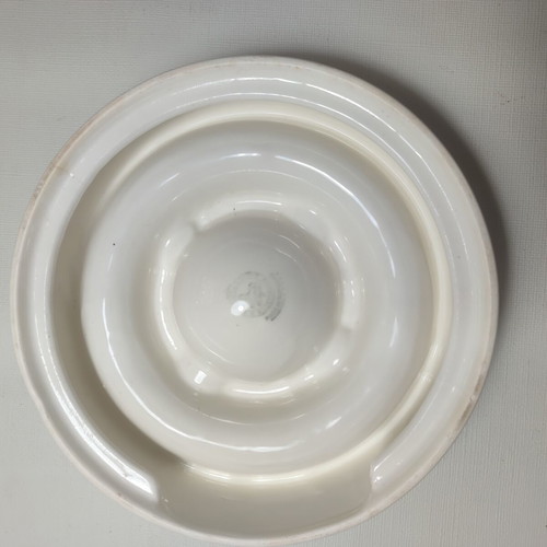 Martini vintage porcelain ashtray used with 2 cracks