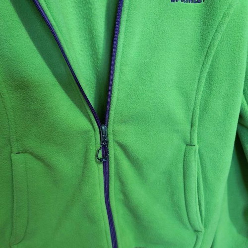 McKinley fleece jacket like new, size 16 Small, green with purple details