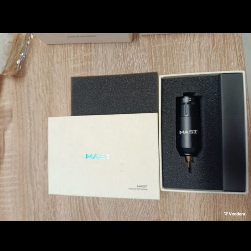 Mast Pro Rotary Tattoo Machine Pen Kit with Wireless Power Supply