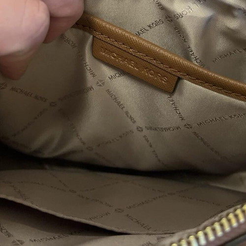 Michael Kors Jet Set Large East West Crossbody bag like new, brown/tan