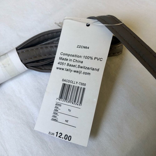 Small Tally Weijl shoulder bag new, gray with bow