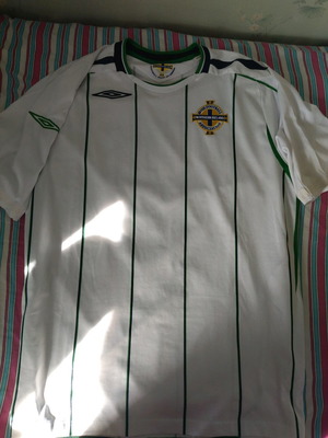 Northern Ireland National Football Jersey used, size XL