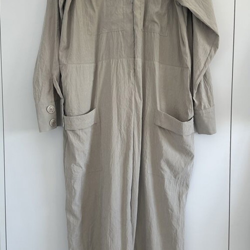 Vassia Kostara Ice Jumpsuit M/L Like New Grey Beige
