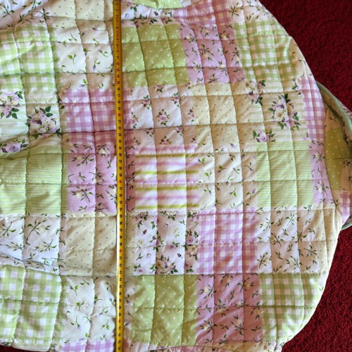 Floral patchwork outerwear like new, one size, multicolor