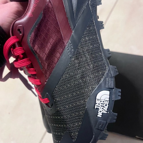 The North Face athletic shoes brand new, size 37, black and red