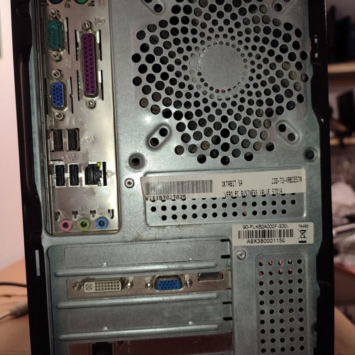 Computer tower with LG 19" monitor used, 2 cores, 3GB RAM, 500GB HDD