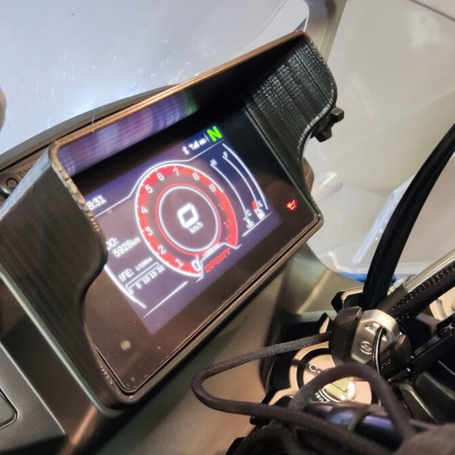 LCD screen shade for CF Moto 650 MT 3d printed new