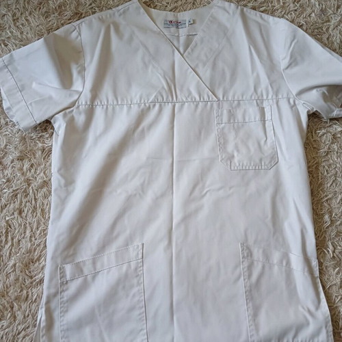 Anta hospital shirt white like new with bonus second shirt