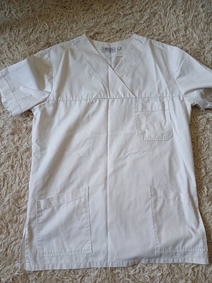 Anta hospital shirt white like new with bonus second shirt