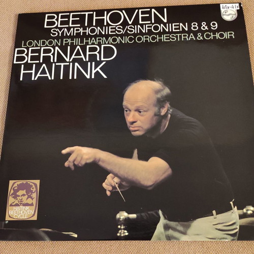 Bernard Haitink Beethoven Symphonies 8 & 9 used, 2 LP