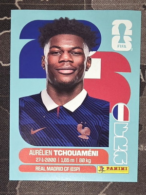 Panini Fifa World Cup 2026 Aurelien Tchouameni collectible sticker new