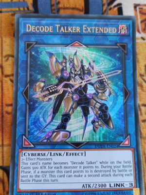Decode Talker κάρτα Yu-Gi-Oh! σαν καινούργιο, Duel Devastator