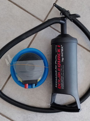 Intex Double Quick I hand pump and foot pump set for balloons