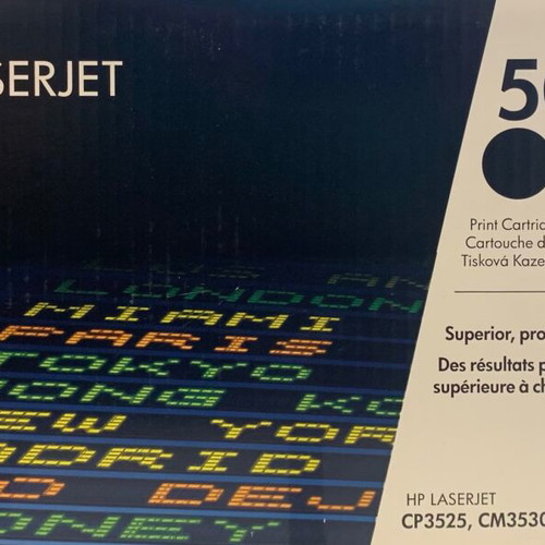 HP Laserjet toner new for CP3525, CM3530 504A CE250A CE251A CE252A CE253A
