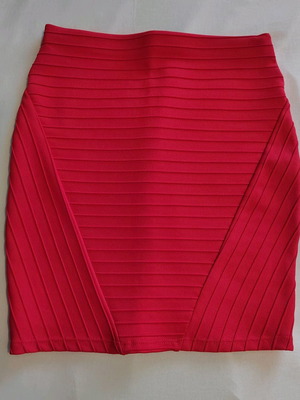 Bershka red mini skirt like new