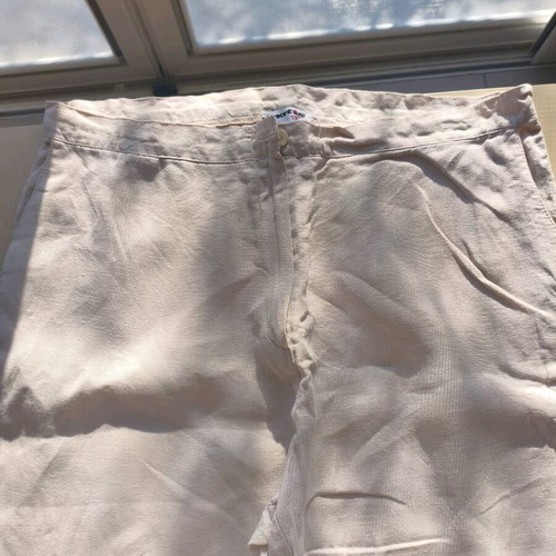 Linen pants Matis like new, small, beige, size 34-36