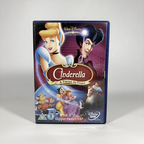 Walt Disney Cinderella A Twist In Time DVD like new with English subtitles