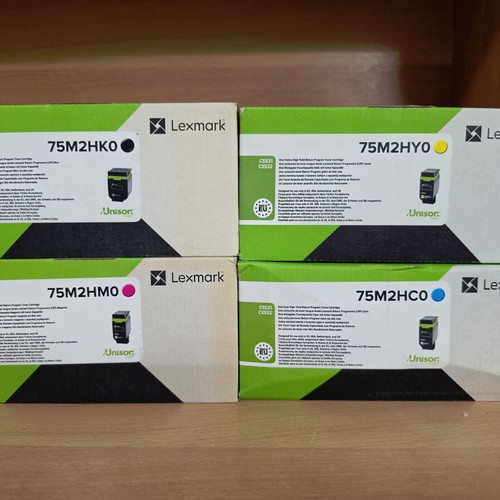 Lexmark High Yield Toner Set for CS531 CX532 (Black, Cyan, Magenta, Yellow)