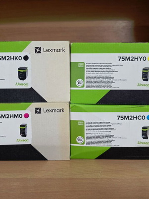 Lexmark High Yield Toner Set for CS531 CX532 (Black, Cyan, Magenta, Yellow)