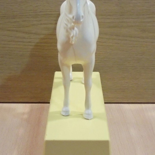 White Horse Scotch Whisky old promotional plastic statue used