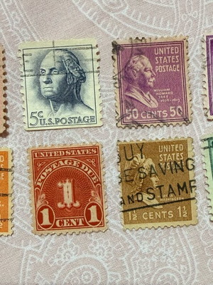 Vintage United States stamps like new, pack of 8