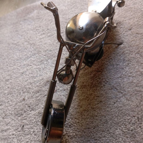 Collectible handmade motorcycle new