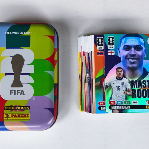 Panini FIFA World Cup 2026 Adrenalyn XL cards with Metal Pocket Tin new
