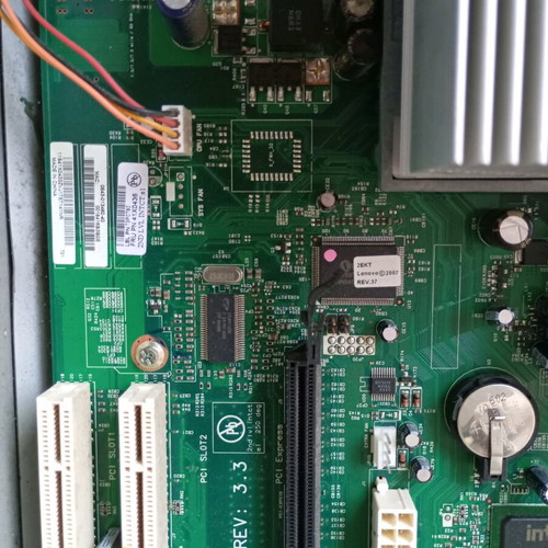 PC case and motherboard used IBM Lenovo ThinkCentre M52