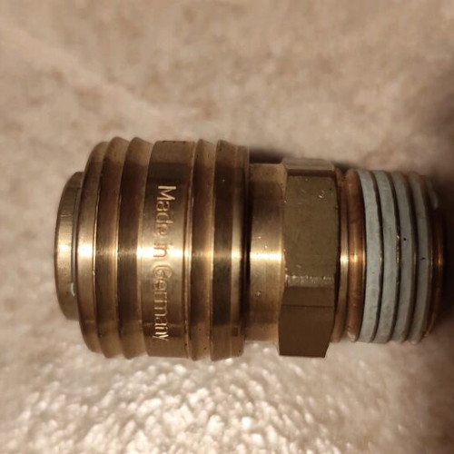 Ludecke brass quick couplings heavy duty, new, pack of 7