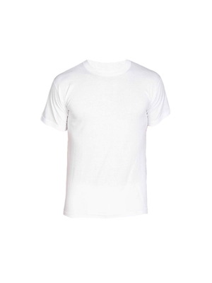 Tshirt White Set 5pcs Medium