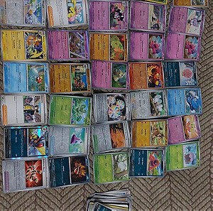 Κάρτες Pokemon +  Δώρο φιγούρες